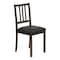 Monarch Specialties Dining Chair, Set Of 2, Side, Upholstered, Kitchen, Dining Room, Brown Leather Look, Brown Wood Legs I 1304 - alternate 1